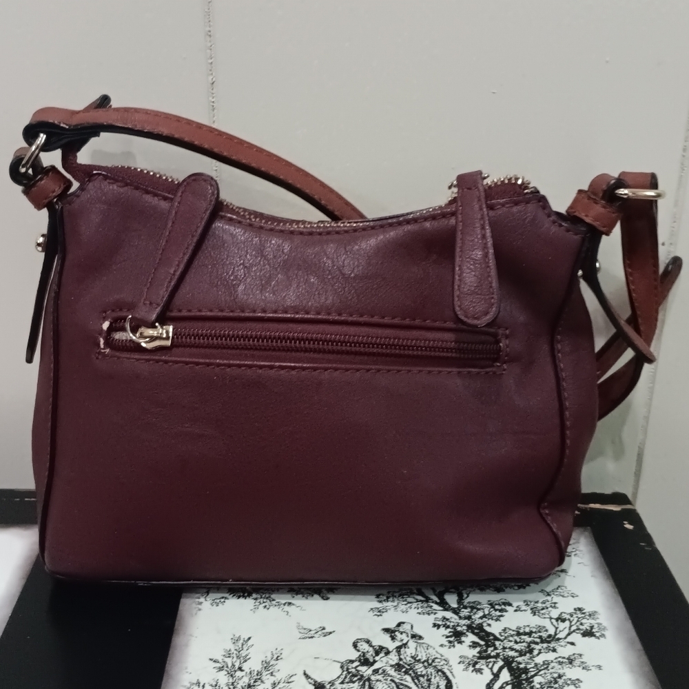SIMPLY NOELLE Shoulder Bag Purse Crossbody Adjustable Strap Colorblock 6"x10" - Picture 10 of 12